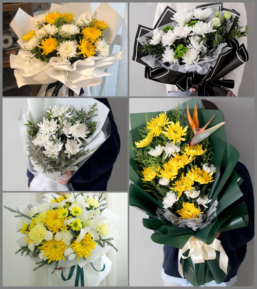 辽宁铁岭清河区红旗街道白事花束代送
